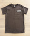 Dave’s New York Work Logo Short Sleeve T-Shirt - Dark Brown