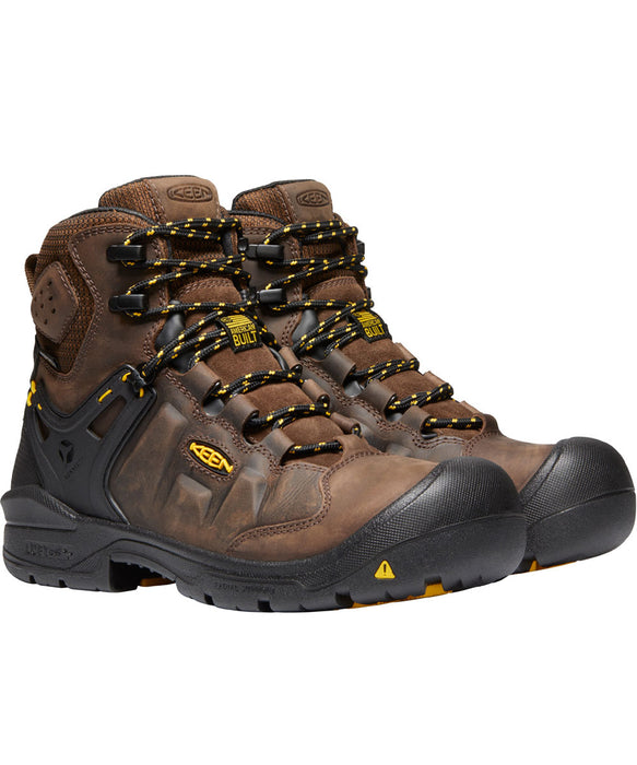 Keen Dover 6" Waterproof Safety Toe Work Boots - Dark Earth at Dave's New York