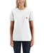 Carhartt Women’s WK87 Pocket Short Sleeve T-Shirt in White at Dave's New York