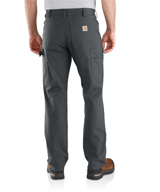 Carhartt Rugged Flex Relaxed Fit Double Front Dungaree in Shadow Grey at Dave's New York