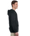 Jerzees NuBlend Fleece Full-Zip Hooded Sweatshirt - Black at Dave's New York