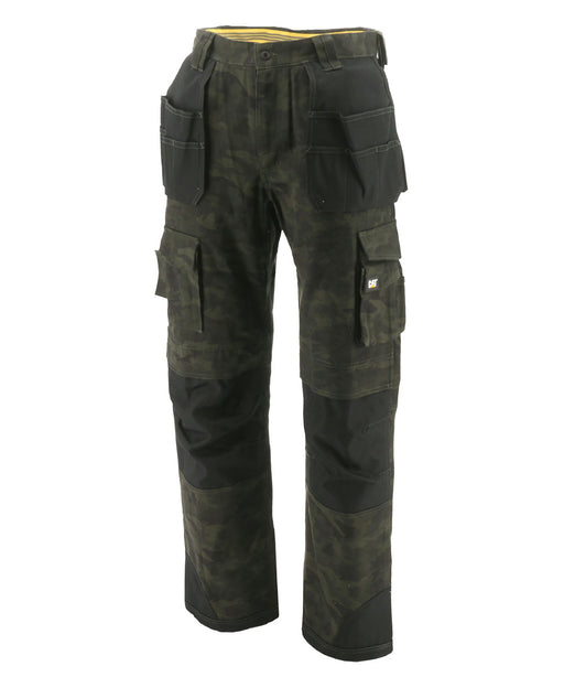 Caterpillar C172 Trademark Trouser (with holster pockets) in Night Camo at Dave's New York