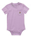Carhartt Infant Short Sleeve Pocket Bodysuit Onesie - Lupine at Dave's New York