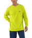 Carhartt K126 Long Sleeve Workwear T-Shirt - Bright Lime at Dave's New York