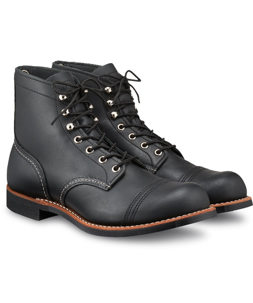 Red Wing Heritage Iron Ranger Boots (8084) in Black Harness Leather at Dave's New York
