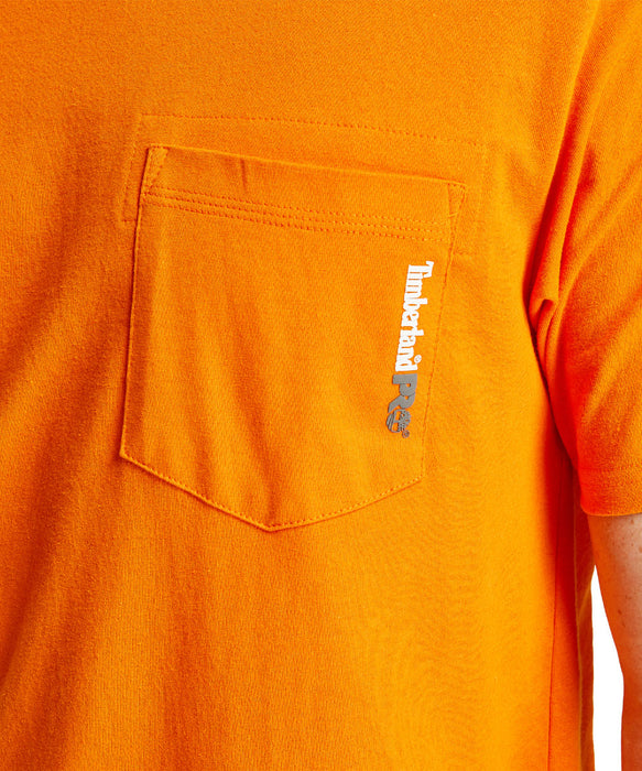 Timberland Pro Base Plate Wicking T-Shirt in PRO Orange at Dave's New York