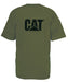 Caterpillar Short Sleeve Trademark T-Shirt - Chive at Dave's New York