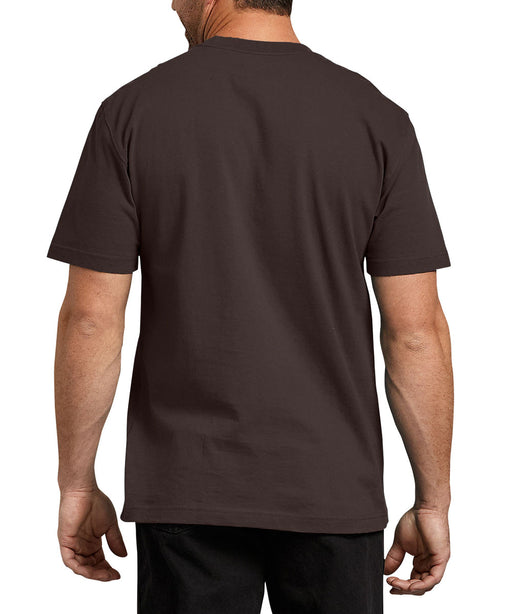Dickies Heavyweight Short Sleeve Pocket T-shirt - Chocolate Brown at Dave's New York