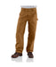 Carhartt B136 Double Front Washed Duck Dungaree in Carhartt Brown at Dave's New York