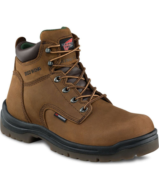 Red Wing Shoes Men’s 6-inch Waterproof Work Boots (435) in Hazelnut at Dave's New York
