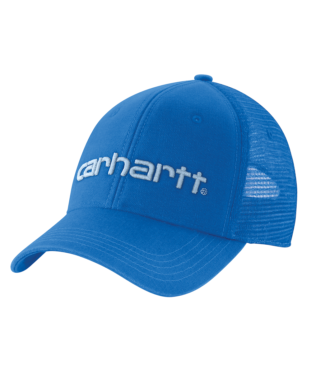 Carhartt Dunmore Mesh Back Logo Graphic Cap - Blue Glow — Dave's New York