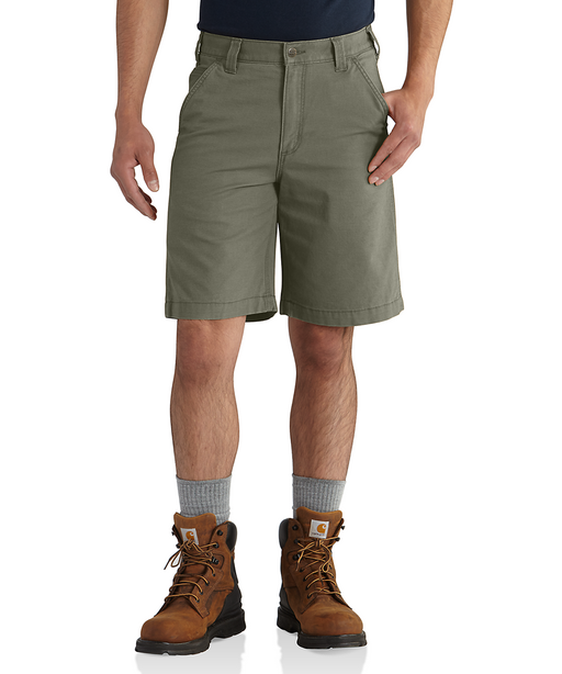 Carhartt Men’s Rugged Flex Rigby Shorts - Dusty Olive at Dave's New York