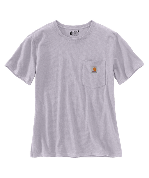Carhartt Women’s WK87 Short Sleeve Pocket T-Shirt - Lilac Haze at Dave's New York