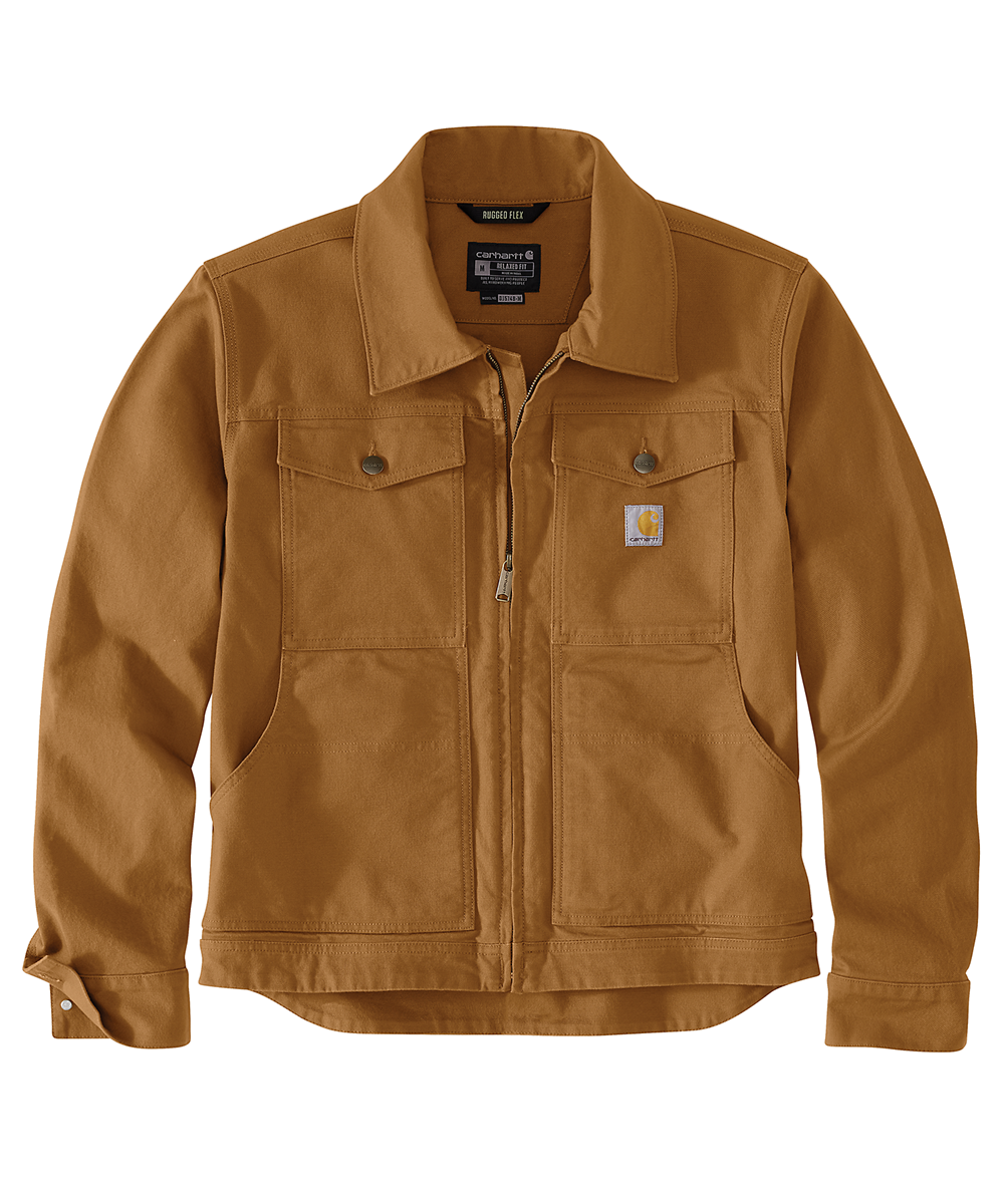 Carhartt Men's Relaxed Fit Duck Jacket Carhartt Brown
