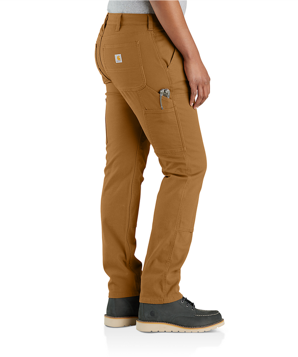 Dovetail Workwear Women's Saddle Brown Canvas Work Pants (8 X 30) in the  Pants department at