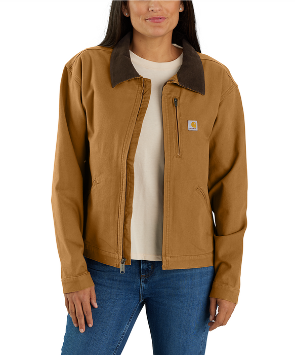Carhartt Women s Canvas Detroit Jacket Carhartt Brown