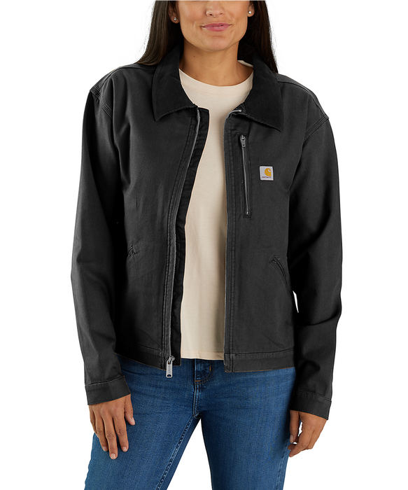 Carhartt Women's Canvas Detroit Jacket - Black — Dave's New York Carhartt Women's Canvas Detroit Jacket - Black — Dave's New York