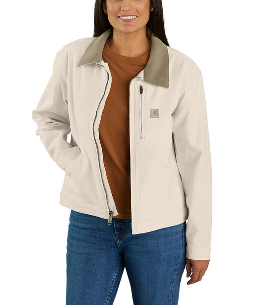 Carhartt Women s Canvas Detroit Jacket Natural Dave s New York