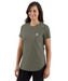 Carhartt Women's Force Short Sleeve Pocket T-Shirt - Dusty Olive at Dave's New York