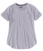 Carhartt Women's Force Short Sleeve Pocket T-Shirt - Lilac Haze at Dave's New York