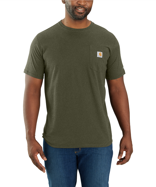Carhartt Men's Force Short-Sleeve Pocket T-Shirt - Dew Drop at Dave's New York