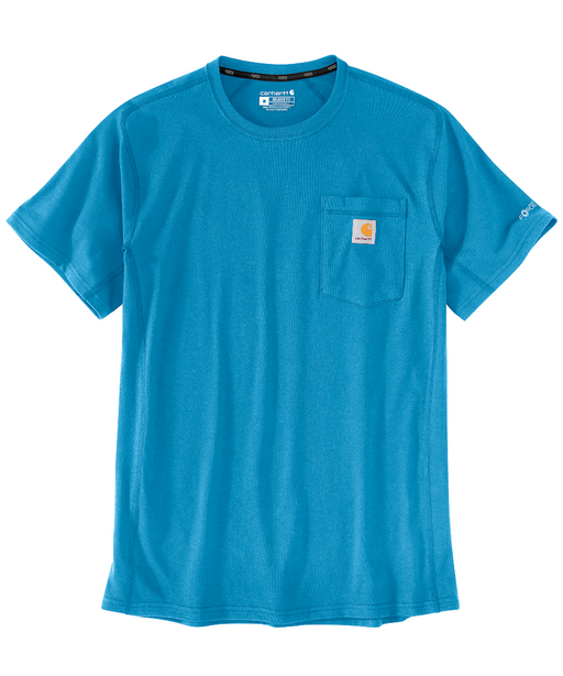 Carhartt Men's Force Short-Sleeve Pocket T-Shirt - Atomic Blue at Dave's New York