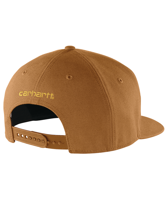 Carhartt Men s Firm Duck Flat Brim Cap Carhartt Brown Dave s New York