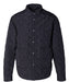 Schott NYC Down-filled Quilted Shirt Jacket - Black at Dave's New York