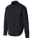 Schott NYC Down-filled Quilted Shirt Jacket - Black at Dave's New York