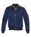 Schott NYC Men's Nylon Flight Jacket - Navy at Dave's New York