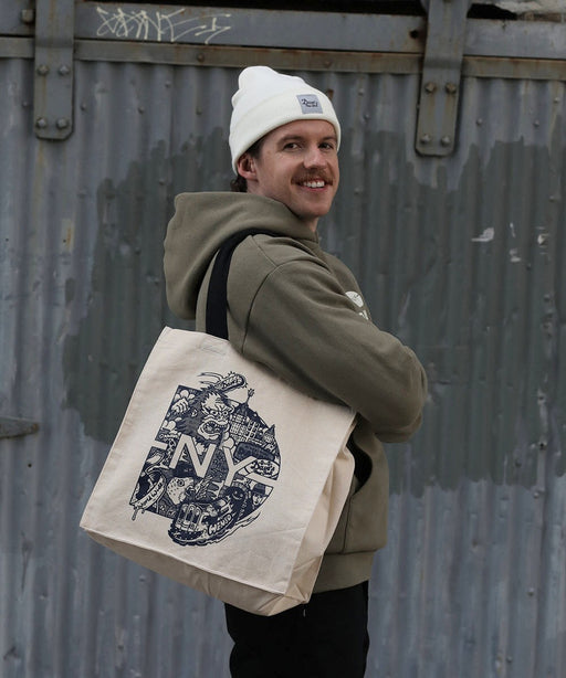 Dave's New York x Henbo Henning Fall '23 Collab - Natural Tote Bag