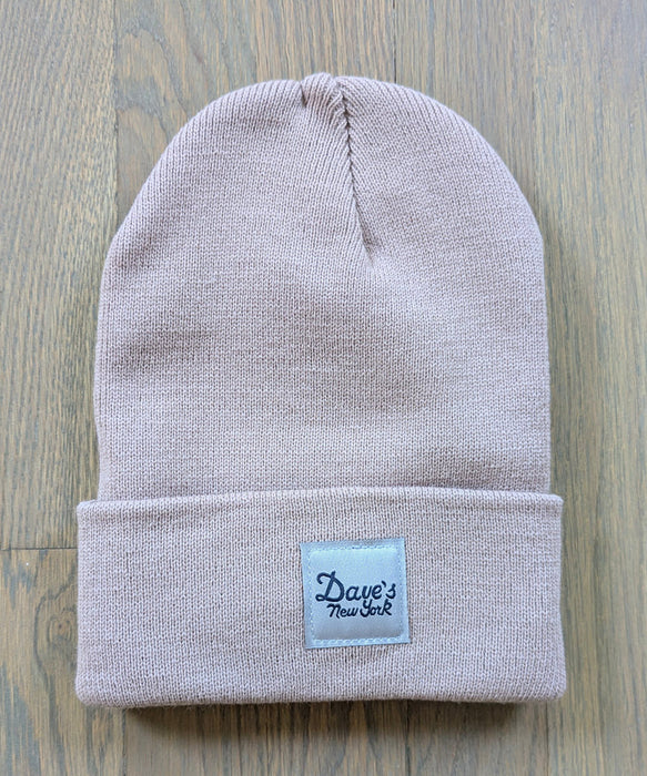 Dave's New York Vintage Logo Beanie - Ash Violet