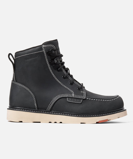 BRUNT Marin Composite Toe Waterproof Work Boots - Black at Dave's New York