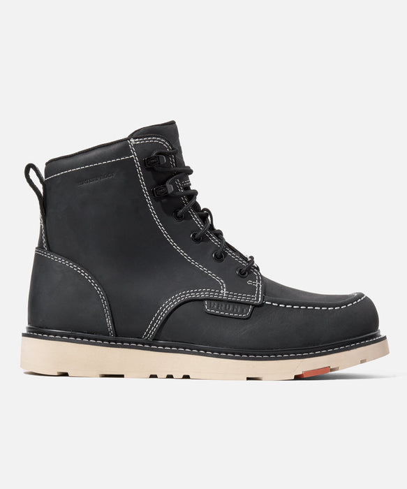 BRUNT Marin Composite Toe Waterproof Work Boots - Black at Dave's New York