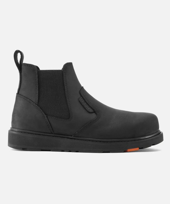BRUNT Men's Ohman Composite Toe Pull-On Work Boots - Black