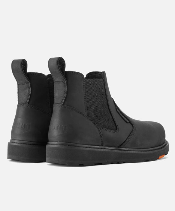 BRUNT Men's Ohman Composite Toe Pull-On Work Boots - Black