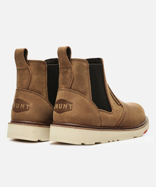 BRUNT Men's Ohman Composite Toe Pull-On Work Boots - Brown at Dave's New York