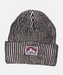 Ben Davis Logo Knit Beanie - Hickory Stripe at Dave's New York