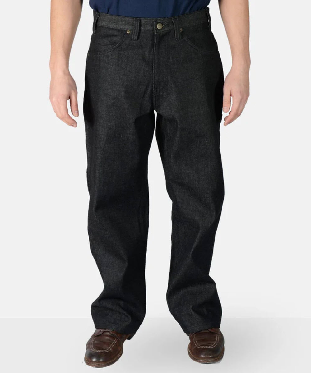 ラ*）様 90本限定 Ben Davis BLACK DENIM FRISCO BEN DAVIS BLACK FRISCO JEANS（1960'S/VERY GOOD CONDITION） - 古着