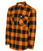 Big Bill Men’s Premium Flannel Work Shirt - Orange and Black Plaid at Dave's New York