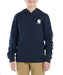 Carhartt Kids Logo Hoodie - Navy Blazer at Dave's New York