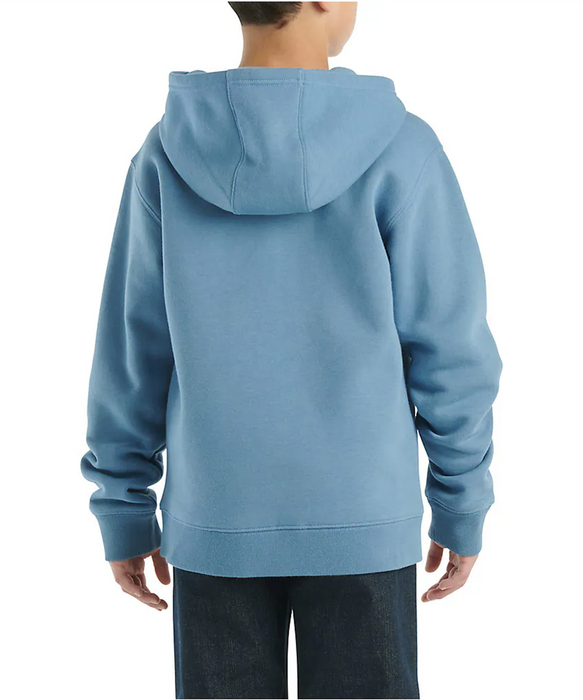 Carhartt Kids Logo Hoodie - Thundercloud at Dave's New York