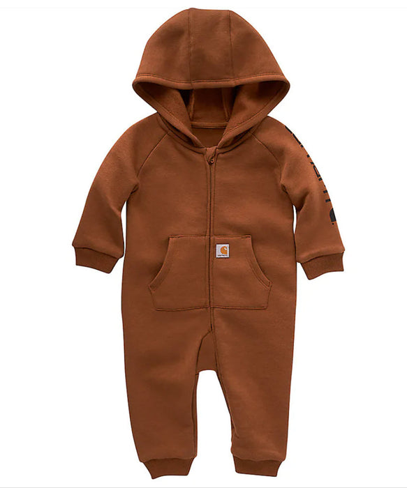 Carhartt Infant Long Sleeve Zip Front Coverall - Carhartt Brown at Dave's New York