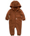 Carhartt Infant Long Sleeve Zip Front Coverall - Carhartt Brown at Dave's New York