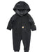 Carhartt Infant Long Sleeve Zip Front Coverall - Black Heather at Dave's New York