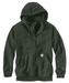 Carhartt Paxton Heavyweight Hooded 1/4-Zip Sweatshirt - Forestry Green at Dave's New York
