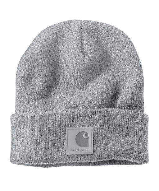 Carhartt Tonal Patch Beanie - Heather Gray/Gray at Dave's New York