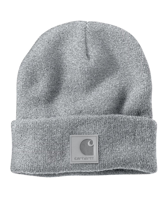 Carhartt Tonal Patch Beanie - Heather Gray/Gray at Dave's New York