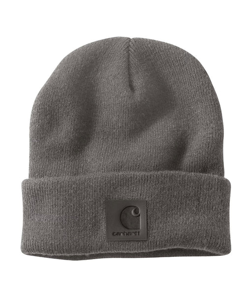 Carhartt Tonal Patch Beanie - Mud Grey at Dave's New York
