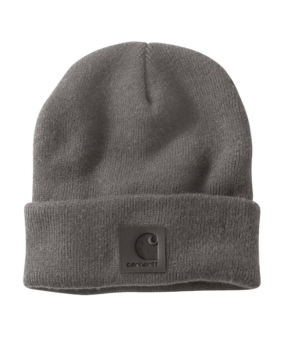 Carhartt Tonal Patch Beanie - Mud Grey at Dave's New York